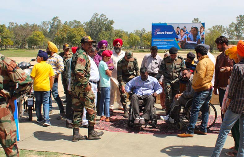 Mobility Support To Differently Abled Army Personnel