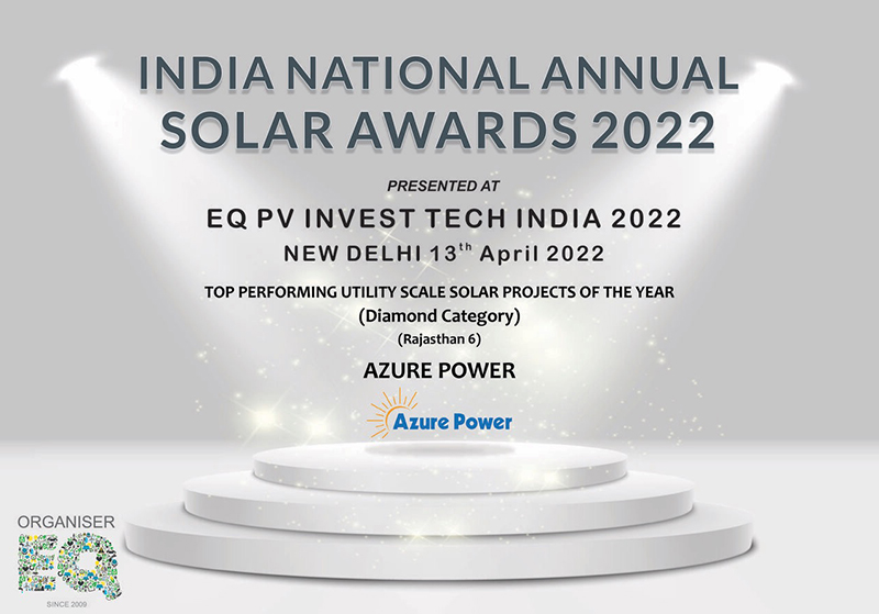 EQ PV India National Annual Solar Award